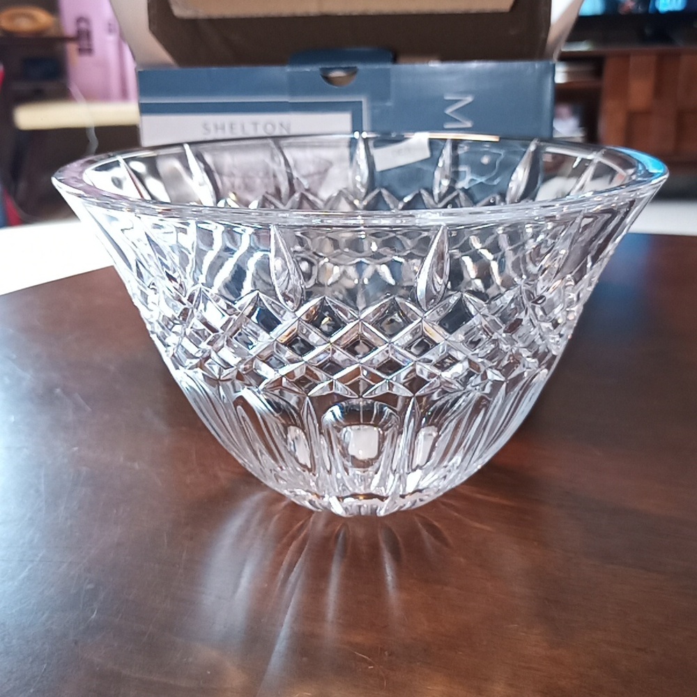 Waterford Marquis Crystal 10 in Shelton Bowl w/Box & Paperwork Made In G…